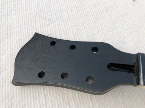 Gloss Black DIY Jazz Guitar Semi Hollow Body with Maple Neck, Rosewood Fretboard