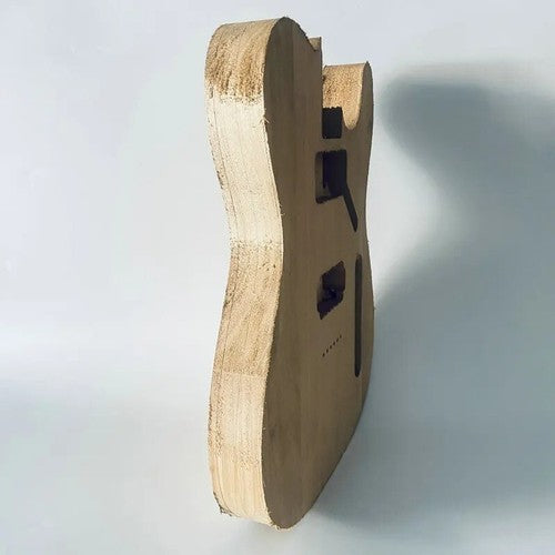 1 Set Unfinished Basswood Guitar HH Body with Maple Neck