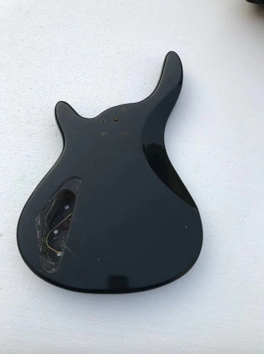 5 String Electric Bass Guitar Body in Sunburst Finished