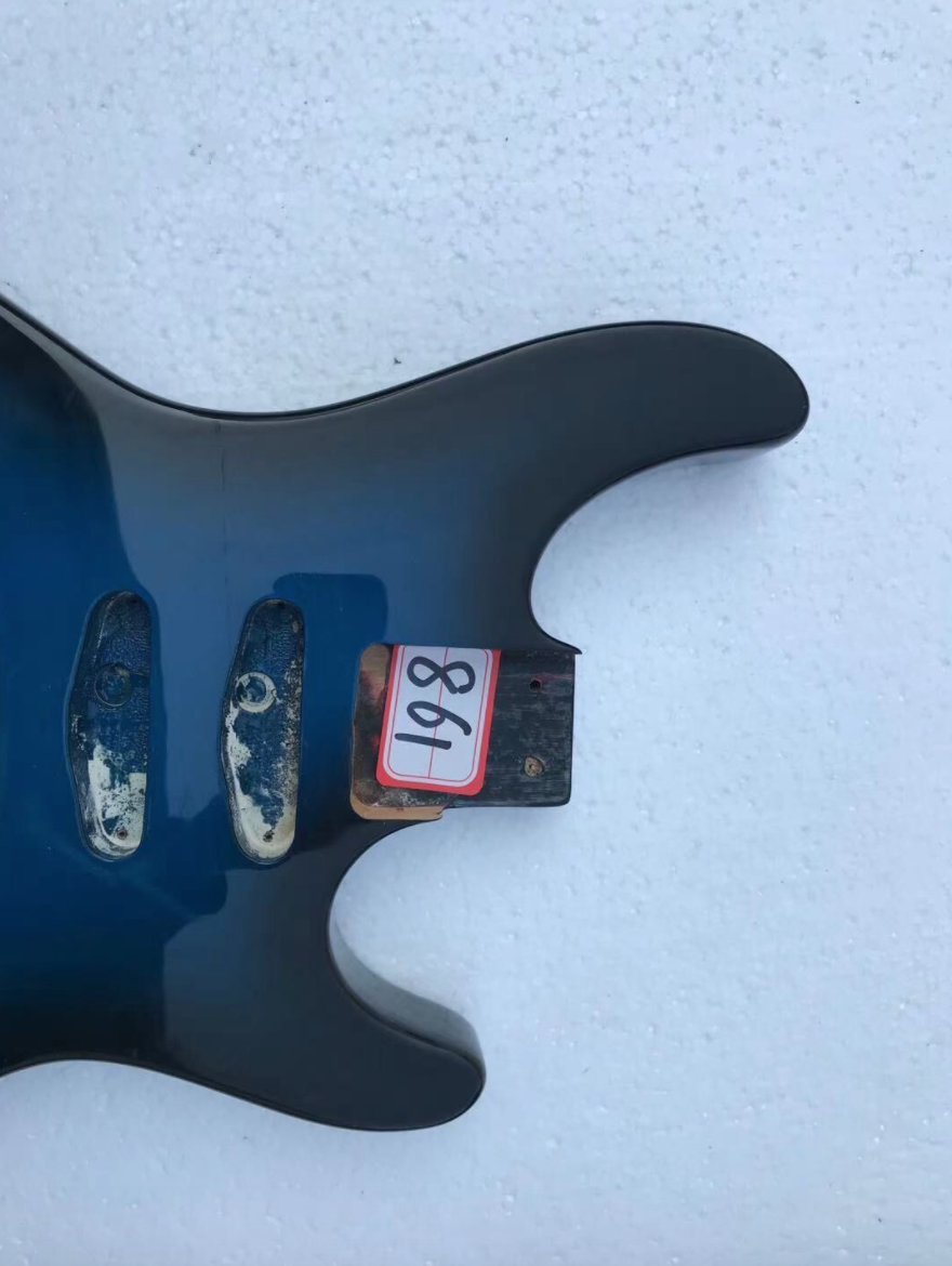 Blue Burst Finish Guitar Basswood Body HSS
