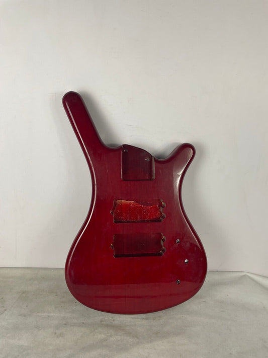 Blue Ash Wood Bass Guitar Body DIY Project