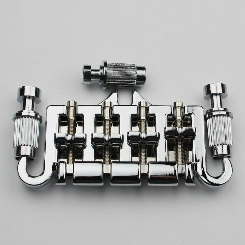 4 String Electric Bass Chrome 3 Point Bridge Fit Epiphone,Gibson Bass Guitar