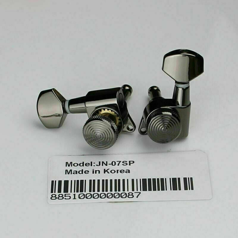3R+3L Black Nickel Guitar Locked Tuners Pegs Fit Cort,Epiphone,Ibanez,Washburn