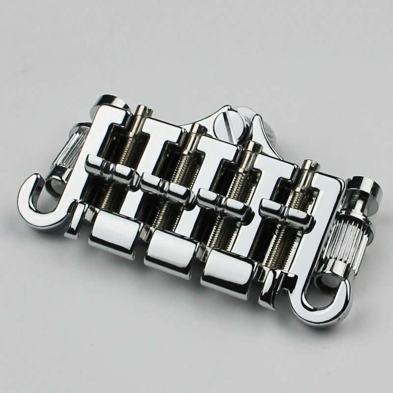 4 String Electric Bass Chrome 3 Point Bridge Fit Epiphone,Gibson Bass Guitar