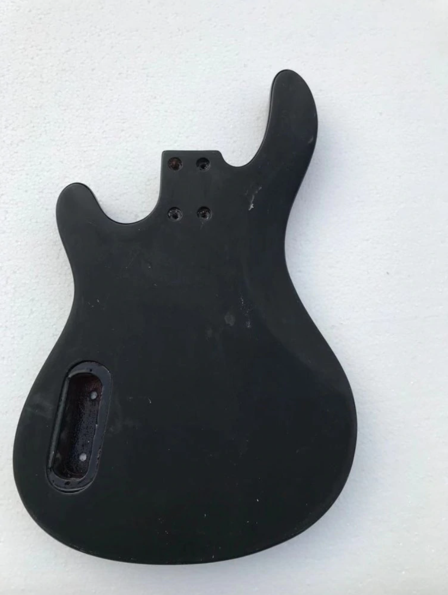 Electric Bass Guitar Basswood Body in Red Burst