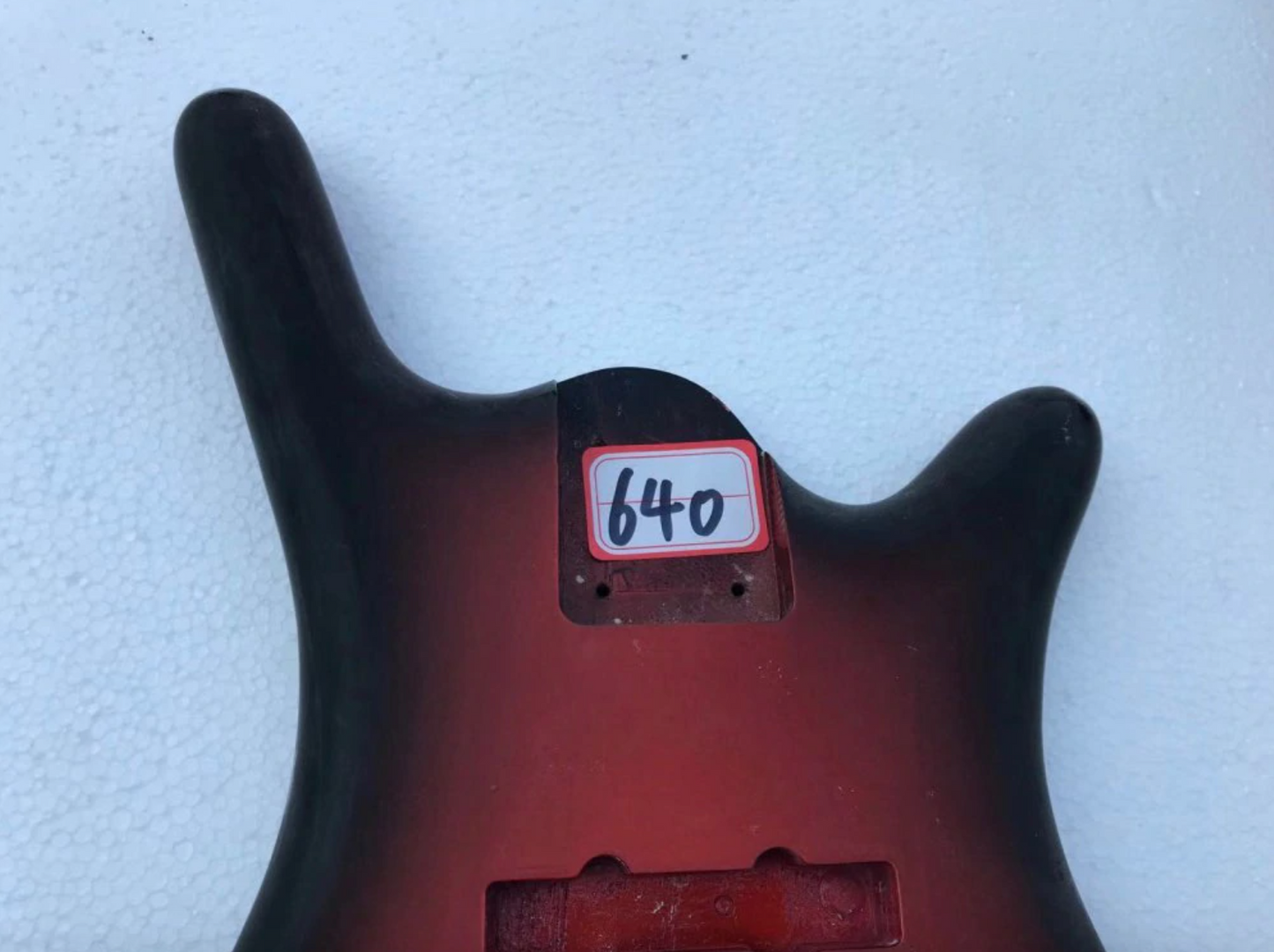 4 String Electric Bass Guitar Red Sunburst Body DIY