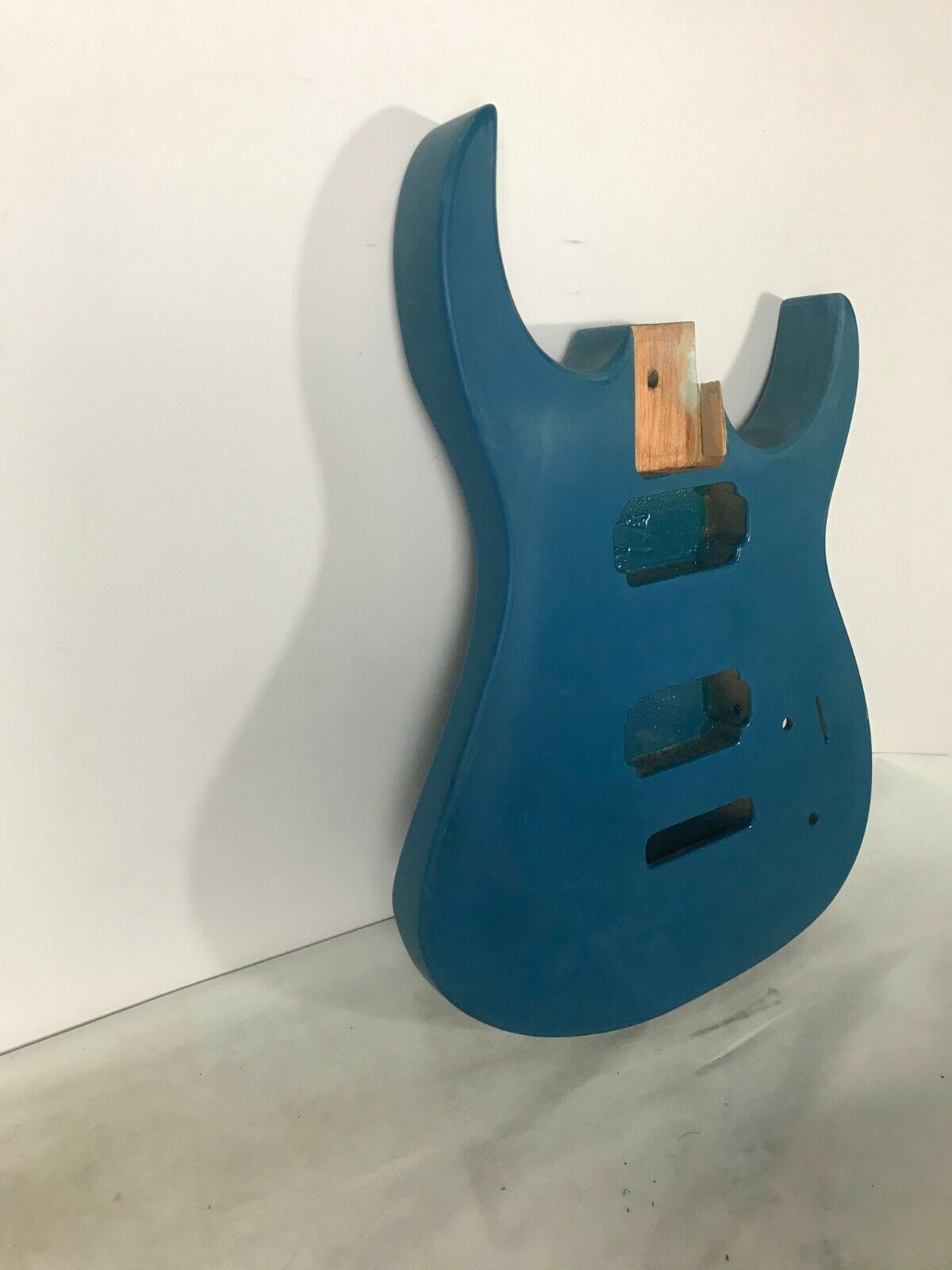 Blue Okoume Wood Guitar HH Body DIY Project