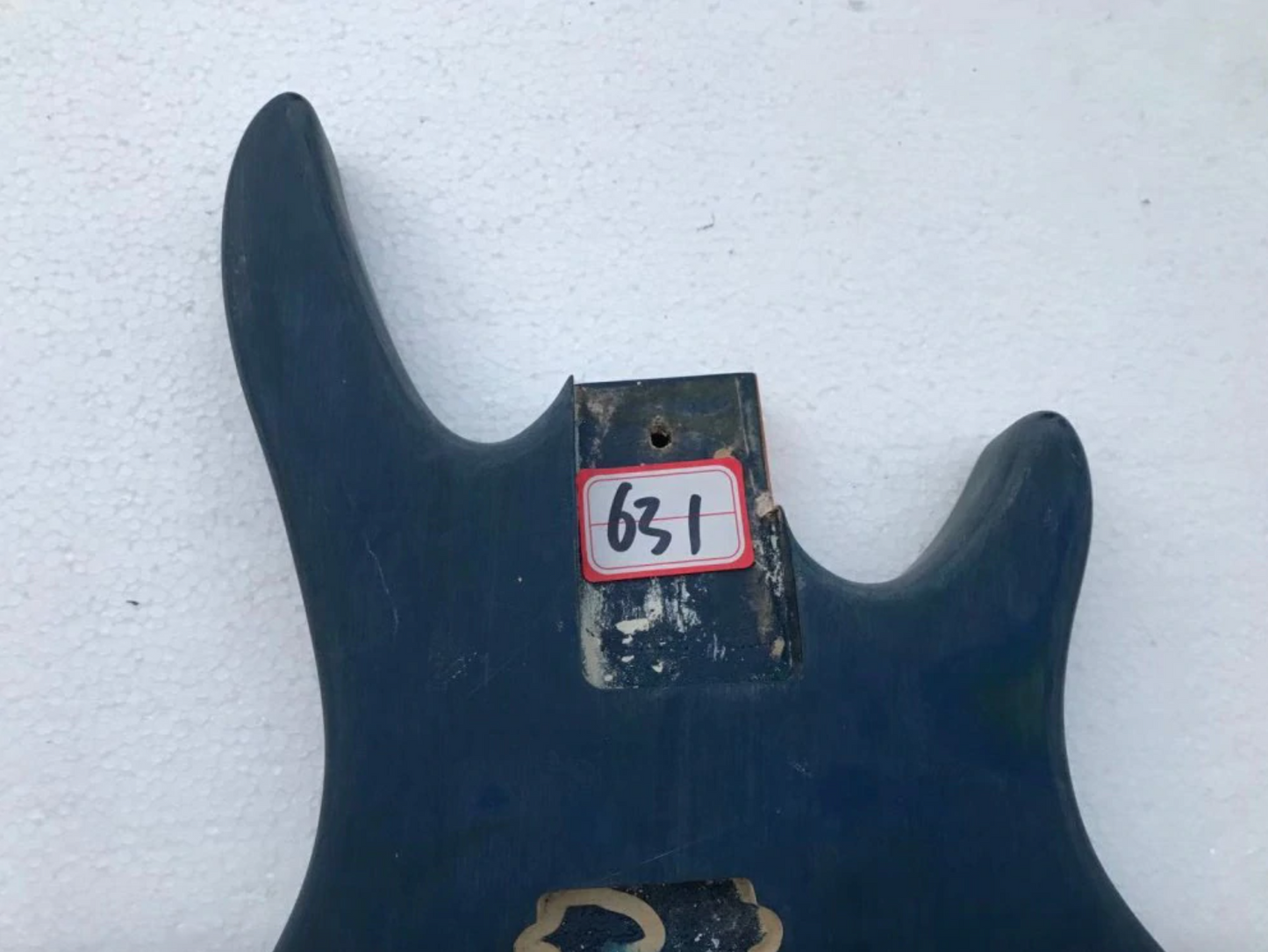 Blue Poplar Wood 4 String Bass Body