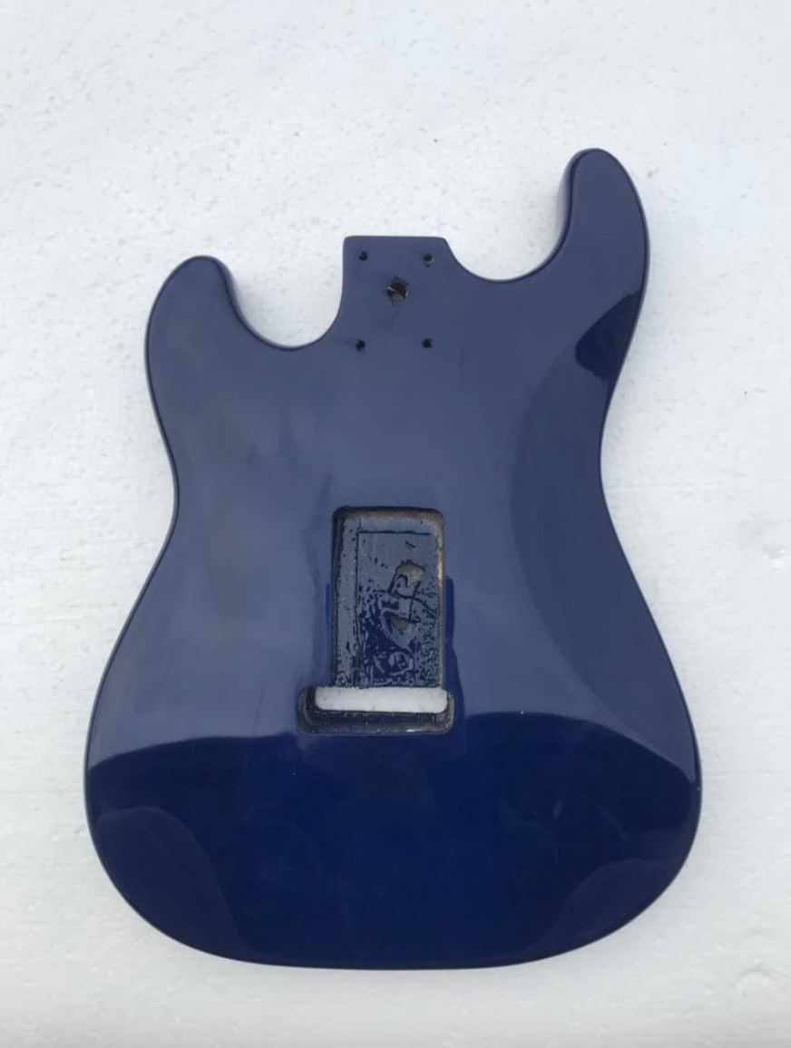 Dark Blue Glossy Finish Guitar Body Fit Strat