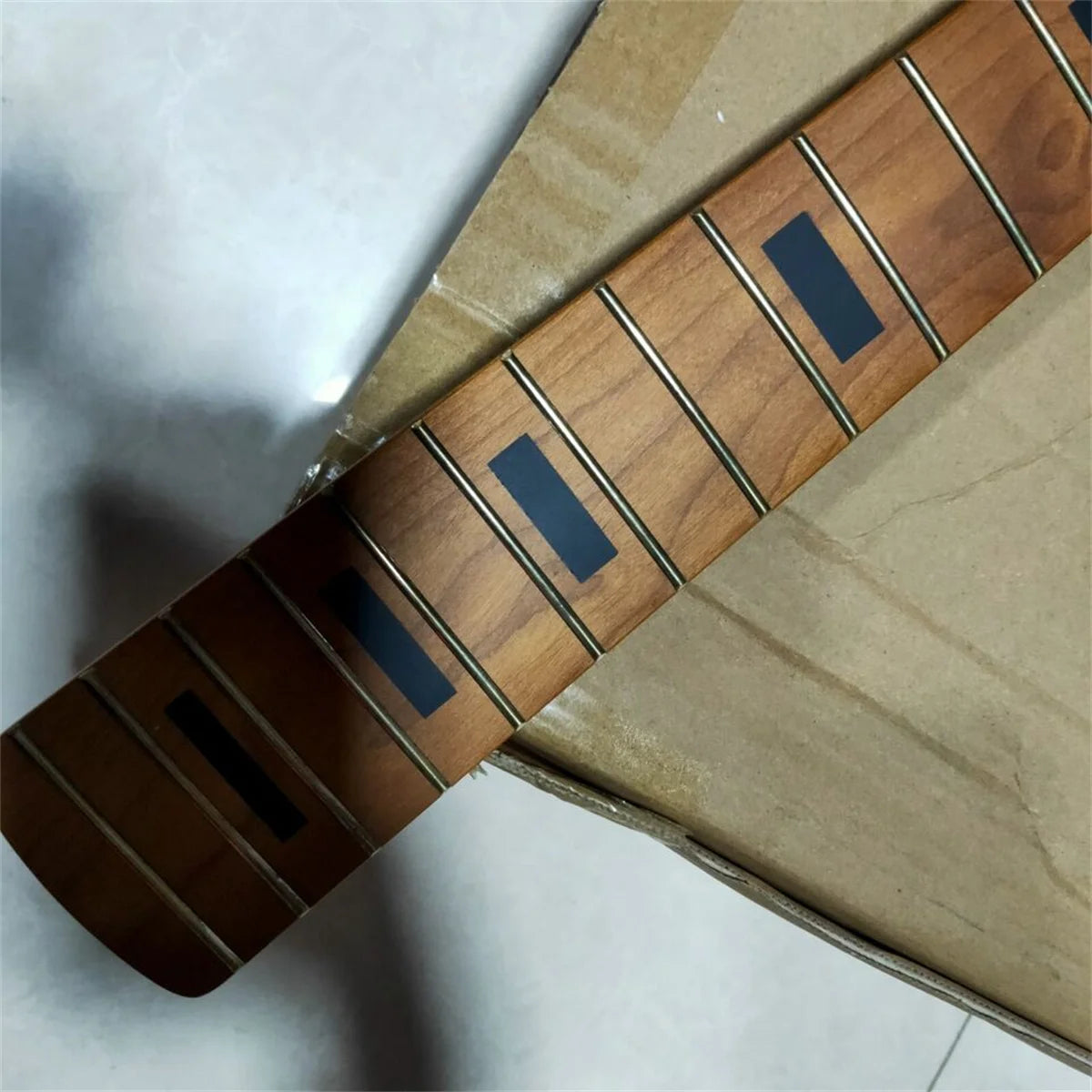 Roasted Maple Wood 4 String Bass Neck For Jazz Bass