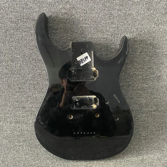 HH Glossy Black Guitar Basswood Body