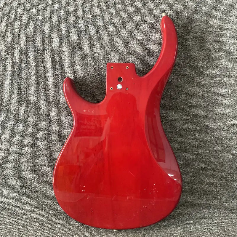 Red 5 String Bass Basswood Body