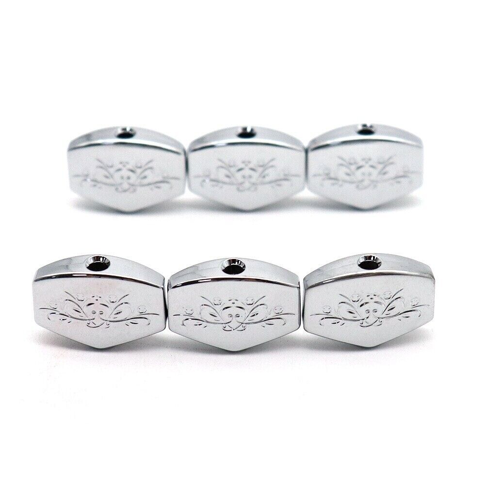 6pcs Metal Carved Tuning Pegs Buttons Knobs Fit Ibanez,Martin,Epiphone,Takamine