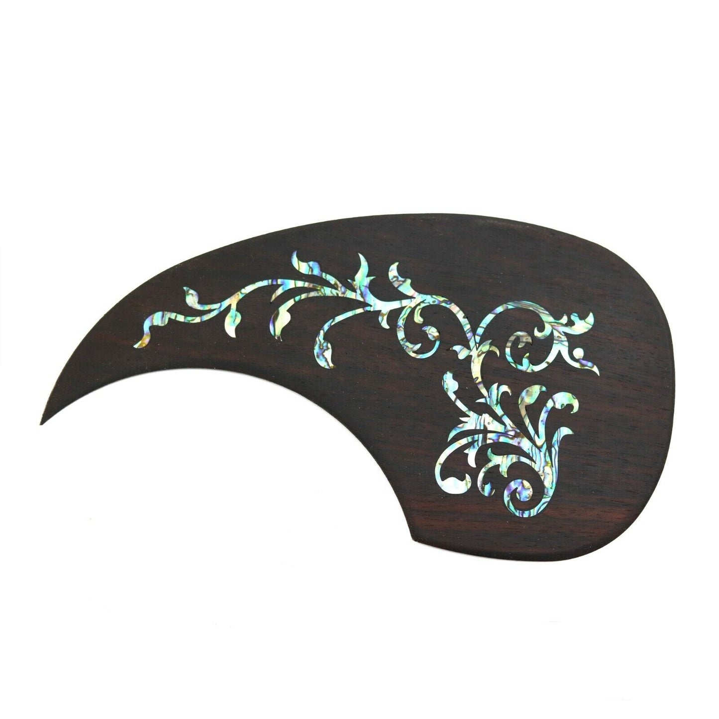 Rosewood Acoustic Guitar Plate Pickguard with Abalone Shell