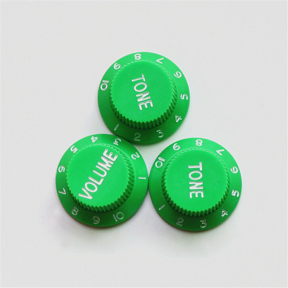 Set of 3pcs Guitar Volume and Tone Control Knobs Fit Fender Stratocaster ST