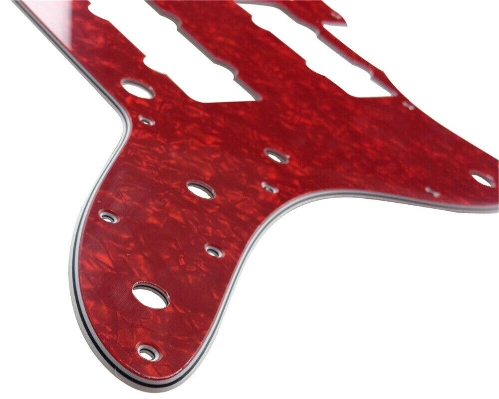 Red Pearl Guitar Scratch Plate Pickguard Fit Jazzmaster