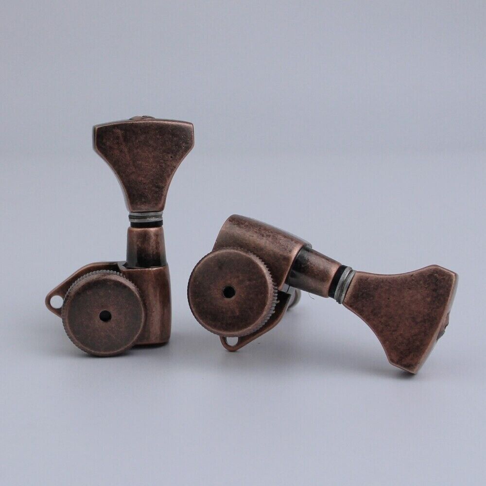 Bronze 3x3 Locking Guitar Tuning Keys Pegs Fit D'Angelico,Epiphone,Ibanez,Cort