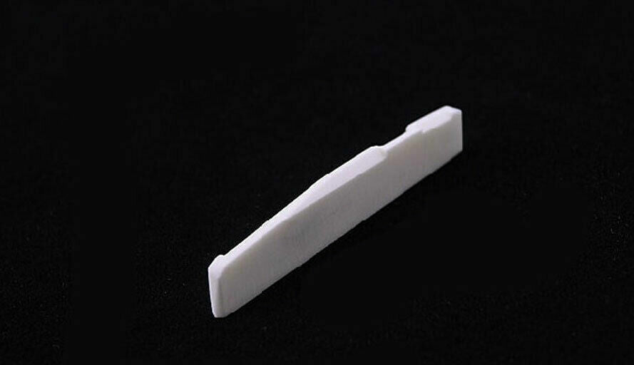 Slotted Bone Acoustic Guitar Saddle 75mm Fit Blueridge,Samick,Jasmine,Epiphone