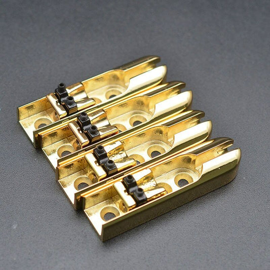 Gold 4 String Bass Single Saddle Bridge Fit Peavey,Ibanez,Washburn,Schecter,ESP