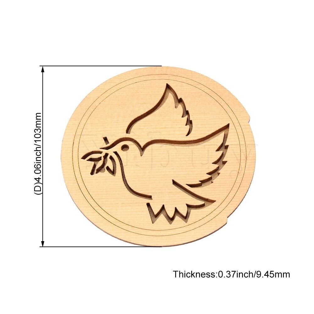 Wooden Acoustic Guitar Sound Hole Cover Fit Washburn,Takamine,Blueridge,Martin