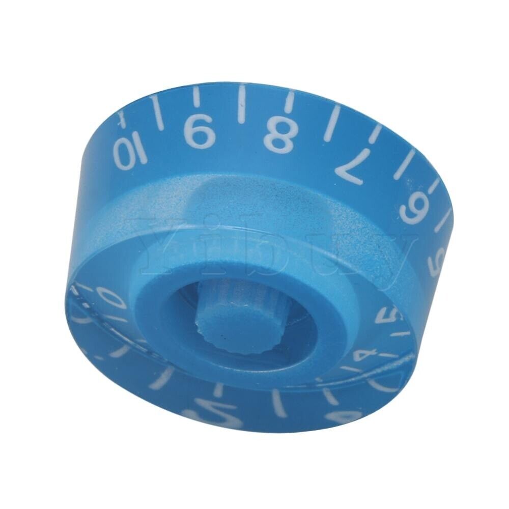 Blue Guitar Tone/Volume Speed Knobs with Switch Tip Fit Epiphone Les Paul SG ES