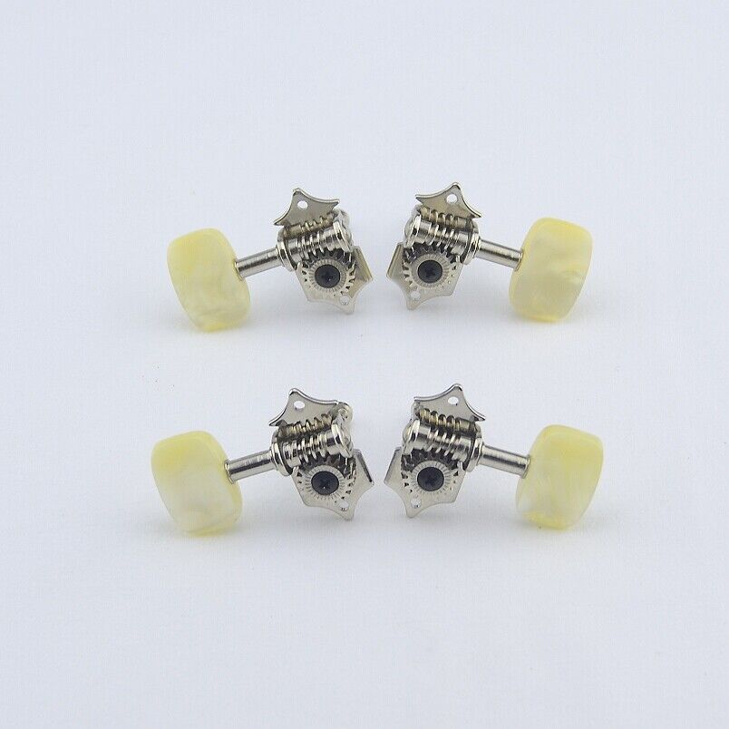 2+2 Bass Guitar Open Gear Tuning Pegs Machine Heads Fit Hofner HCT500 Bass