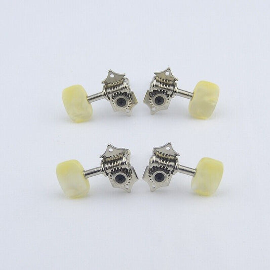 2+2 Bass Guitar Open Gear Tuning Pegs Machine Heads Fit Hofner HCT500 Bass