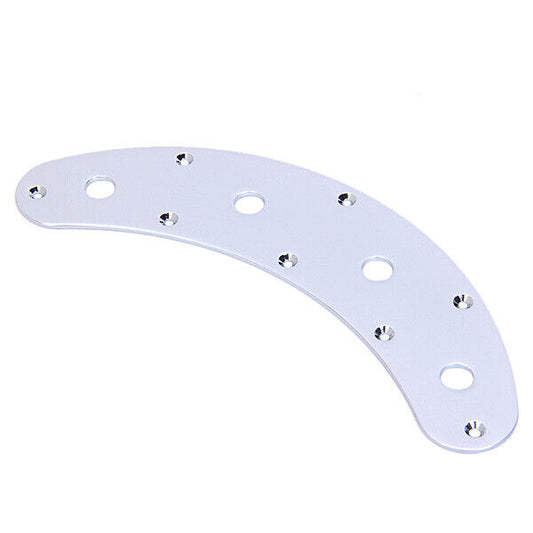 Chrome Electric Bass Guitar Control Plate Fit MusicMan Bass