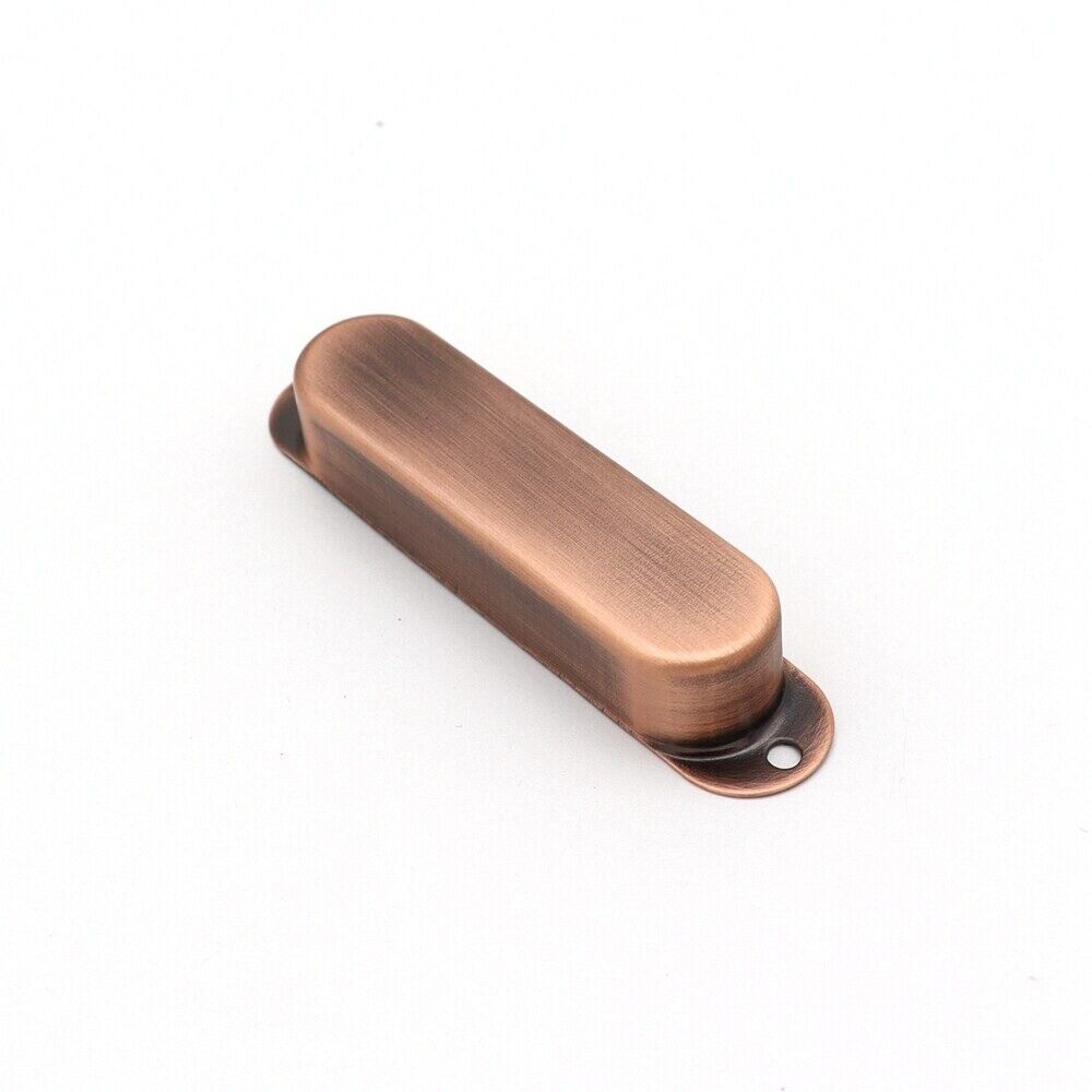 Red Bronze Guitar Single Coil Closed Pickups Covers Fit Fender Stratocaster ST