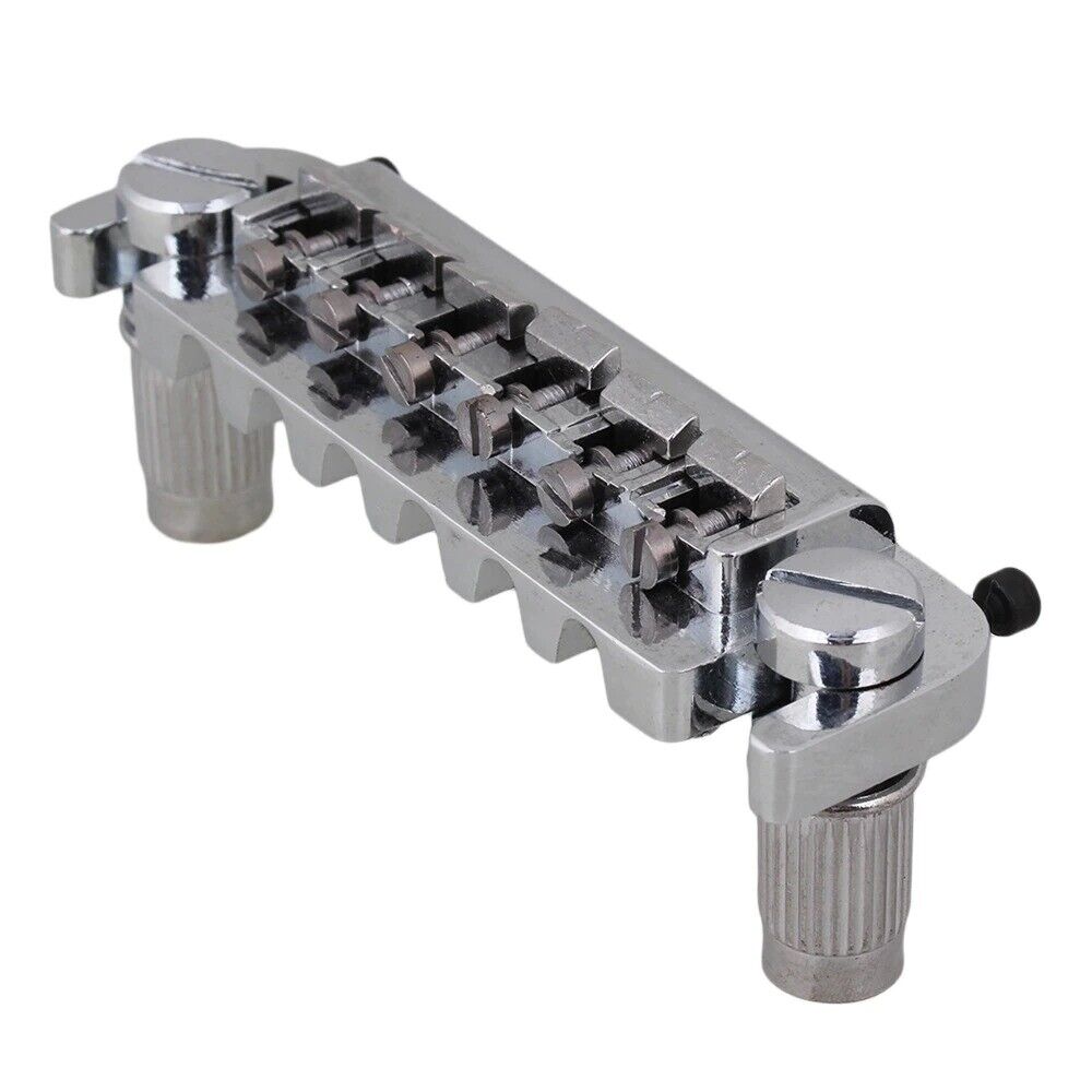 Chrome Guitar Tailpiece Wraparound Stop Bar Fit Epiphone,PRS,Gibson,Ibanez,Cort