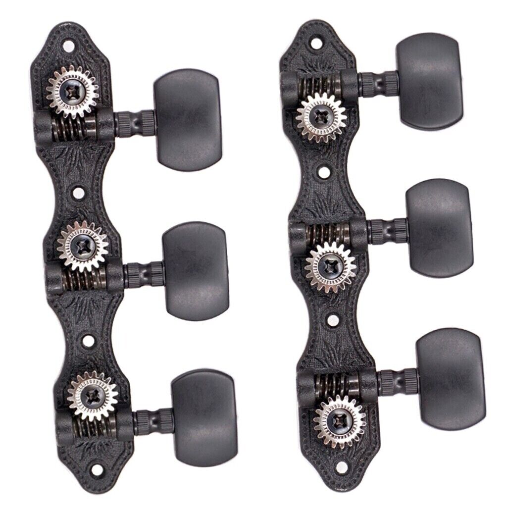 Black Classical Guitar Tuning Pegs Keys Fit Takamine,Lucero,Rogue,Yamaha,Stagg