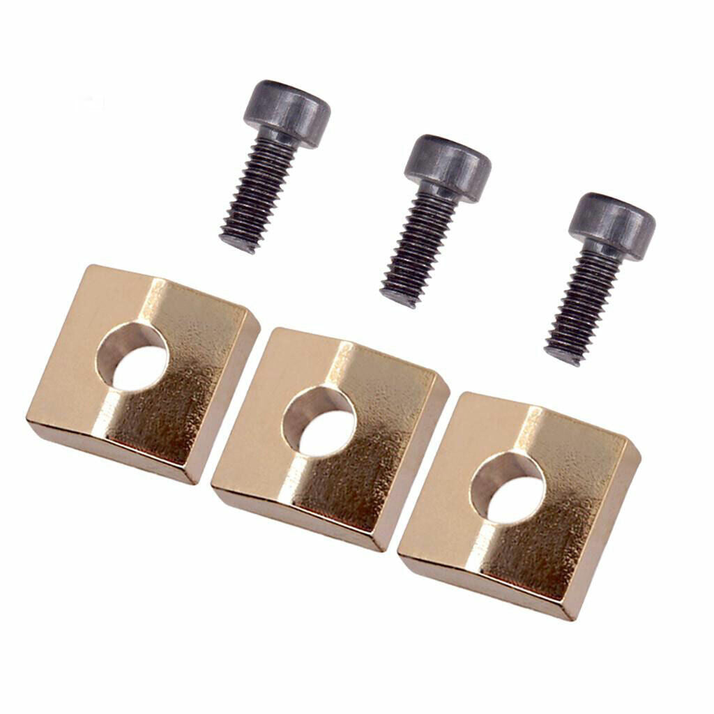 3Pcs Guitar Locking Nut Clamp Screws Fit Jackson,Ibanez,Charve,Kramer,Dean,ESP