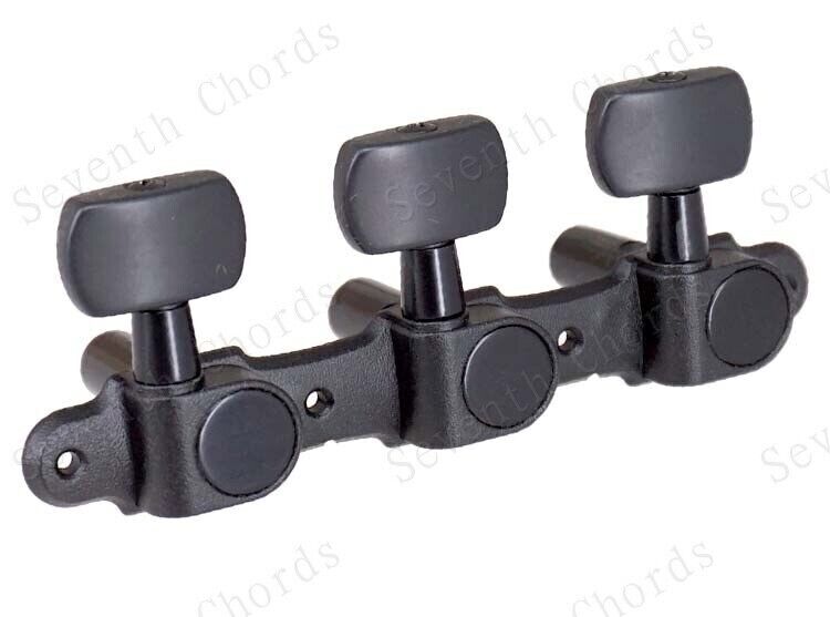 Black Classical Guitar Machine Heads 3R3L Fit Squier,Ibanez,Takamine,Washburn