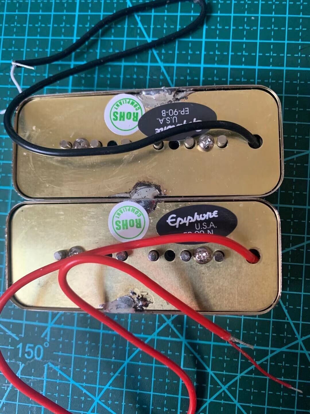 1 Set Epiphone Vintage P-90 SoapBar Pickups Neck And Bridge