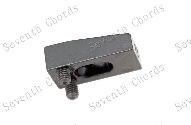 6 Pcs Guitar Black Bridge Tremolo Saddles Fit Fender,PRS,Ibanez,Washburn,Squier