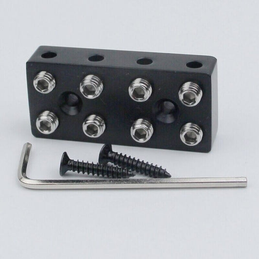 Black 4 String Electric Bass Guitar Lock String Nut
