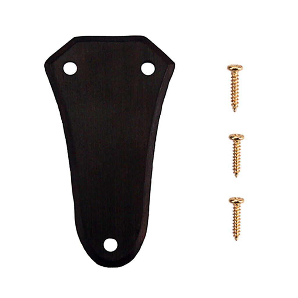 Ebony Acoustic Guitar 3 Holes Truss Rod Cover Fit Epiphone,Ibanez,Martin,Cort