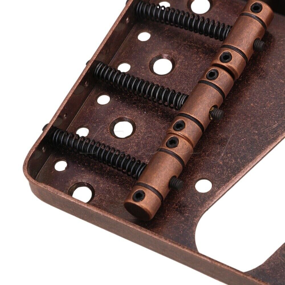 Aged Red Bronze Guitar Ashtray Bridge Fit Fender Tele Telecaster