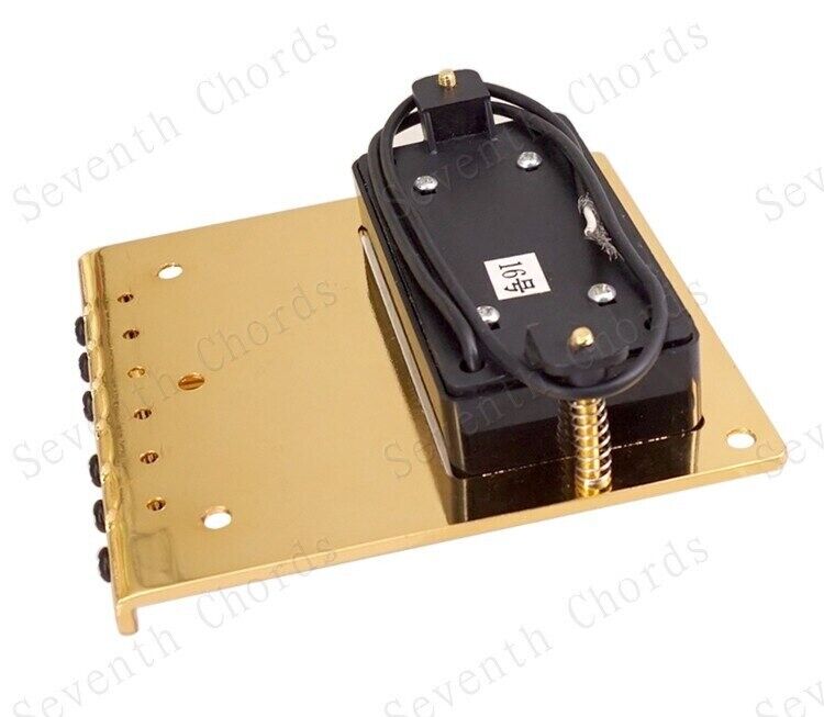 Gold Guitar Top Load Vintage Bridge with Closed Humbucker Pickup Fit Telecaster