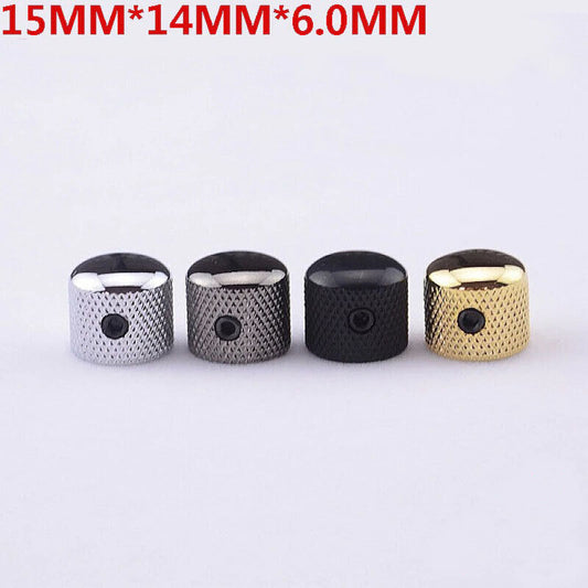 1pcs Mini Domed Guitar Bass Metal Knob Fit Kramer,Framus,Dean,Lag,Smith,ESP LTD
