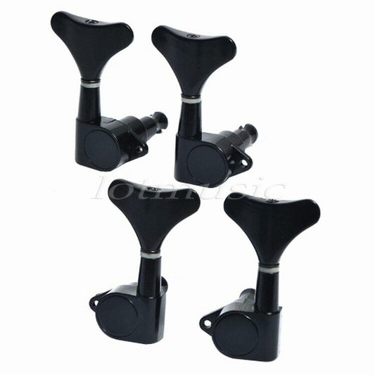 2x2 Black Bass Tuners Tuning Keys Fit Cort,ESP LTD,Ibanez,Spector,Washburn,Rogue
