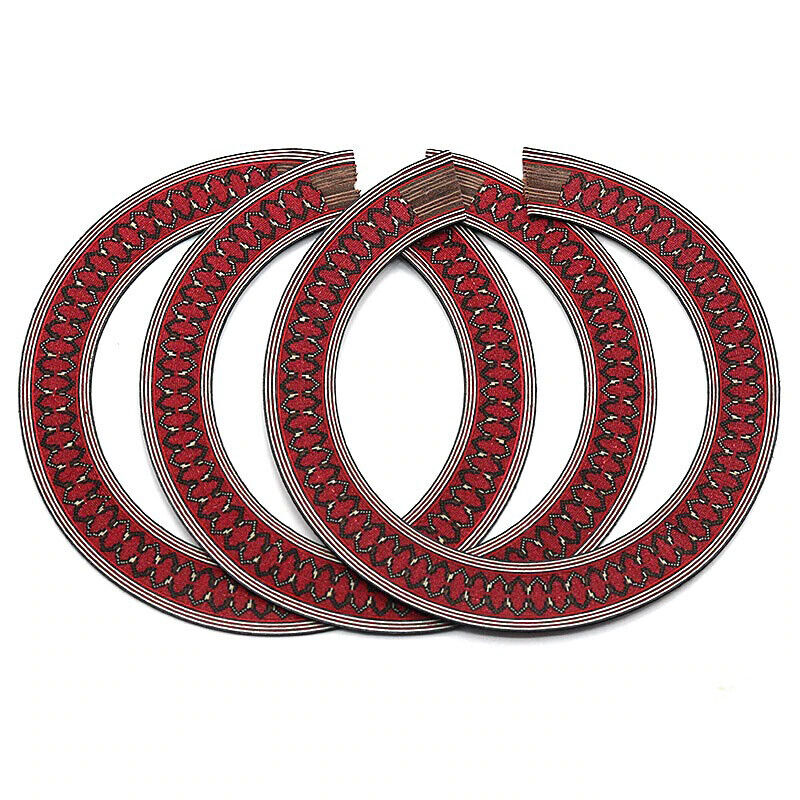 3 Piece Classical Guitar Sound Hole Inlay Rosette Set