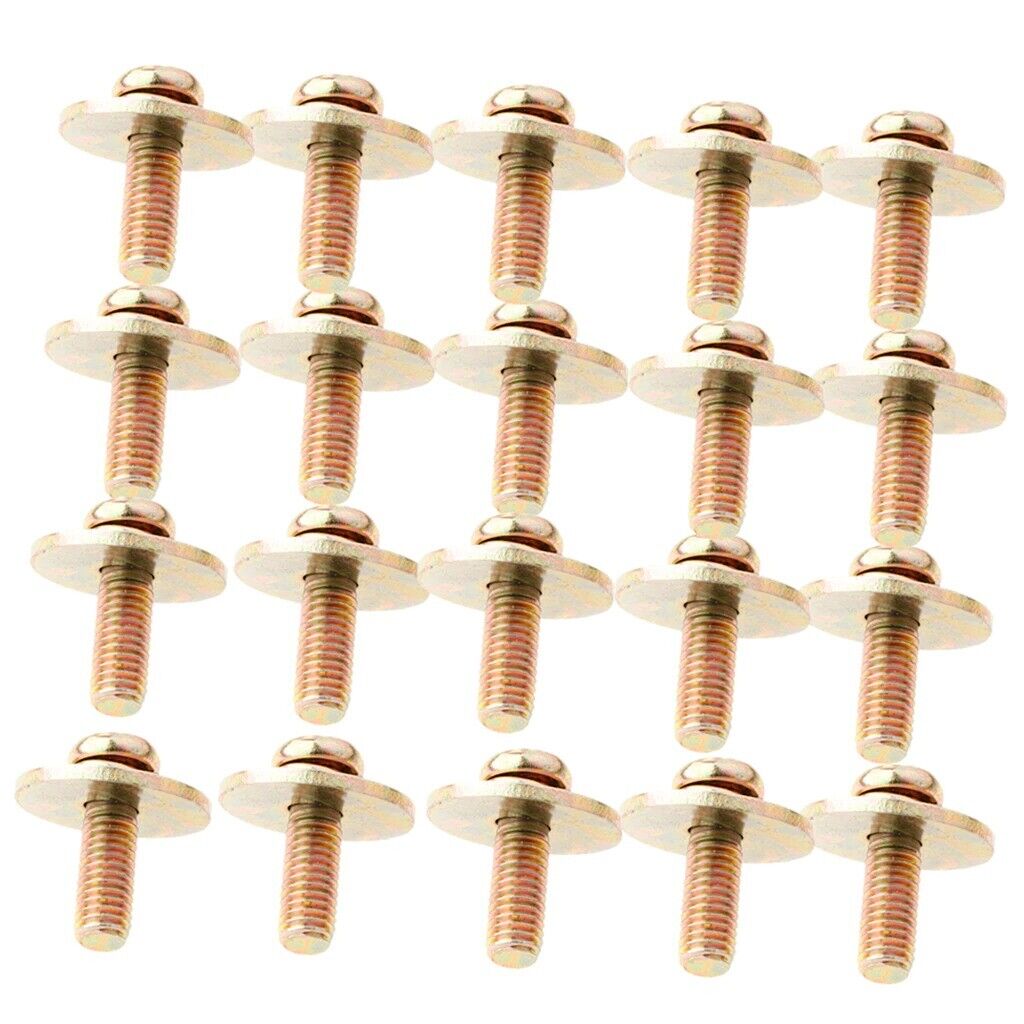 20 Pieces Bass Jazz Snare Drum Lug Claw Hooks Mounting Screws