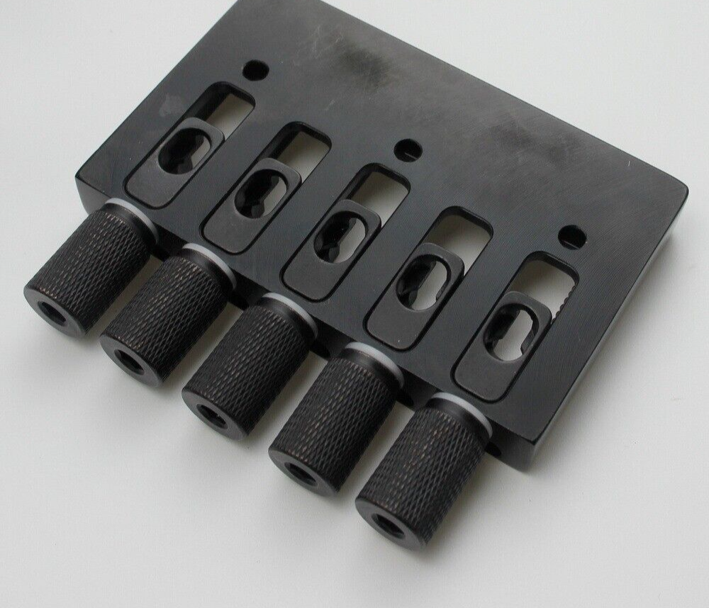 5 String Slightly Adjustable String Headless Bass Bridge