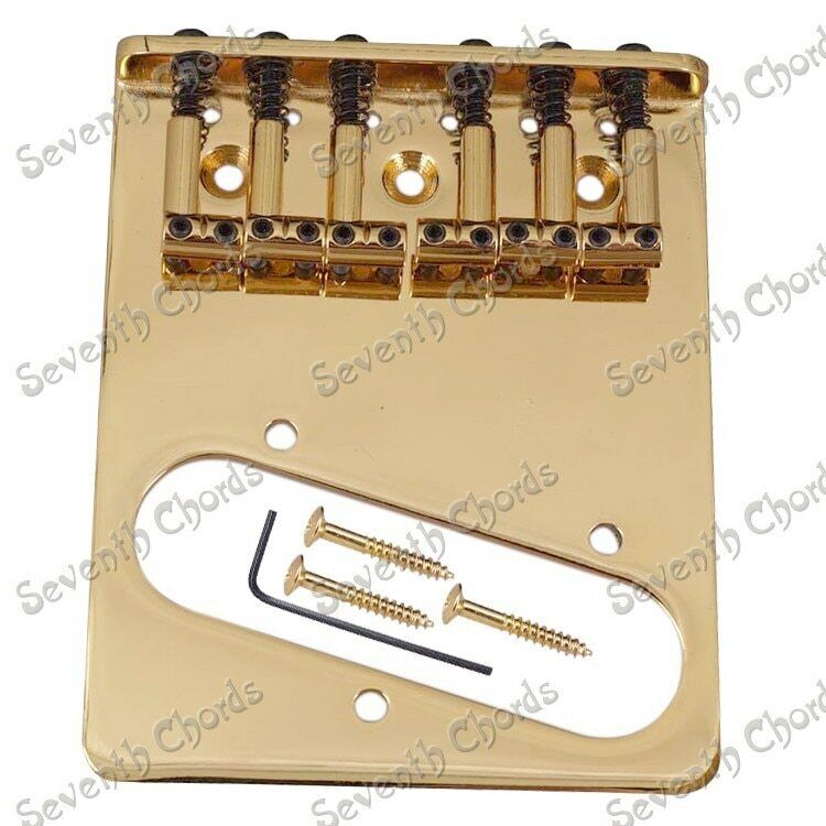 Tele Toploader Bridge Gold Top Loader Guitar Fixed Vintage Bridge Fit Fender Telecaster Tele ...