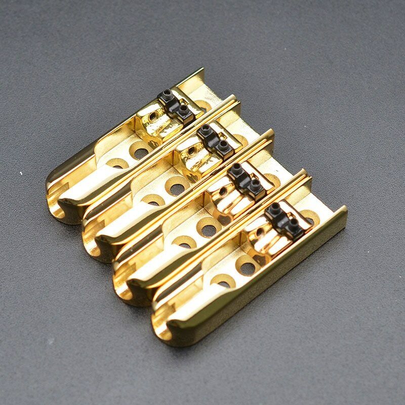 Gold 4 String Bass Single Saddle Bridge Fit Peavey,Ibanez,Washburn,Schecter,ESP