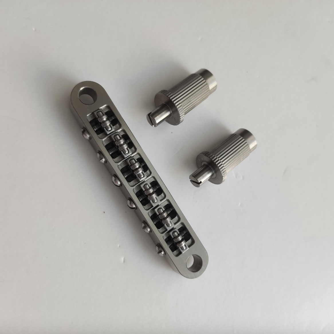 Roller Guitar Titanium Tune O Matic Bridge Fit Burny,Greco,Epiphone,Ibanez,ESP