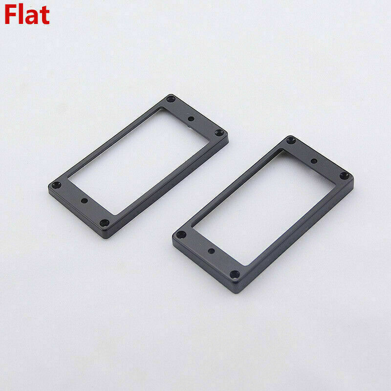 Black Guitar Flat Humbucker Pickups Rings Fit Charvel,Ibanez,Jackson,S ...