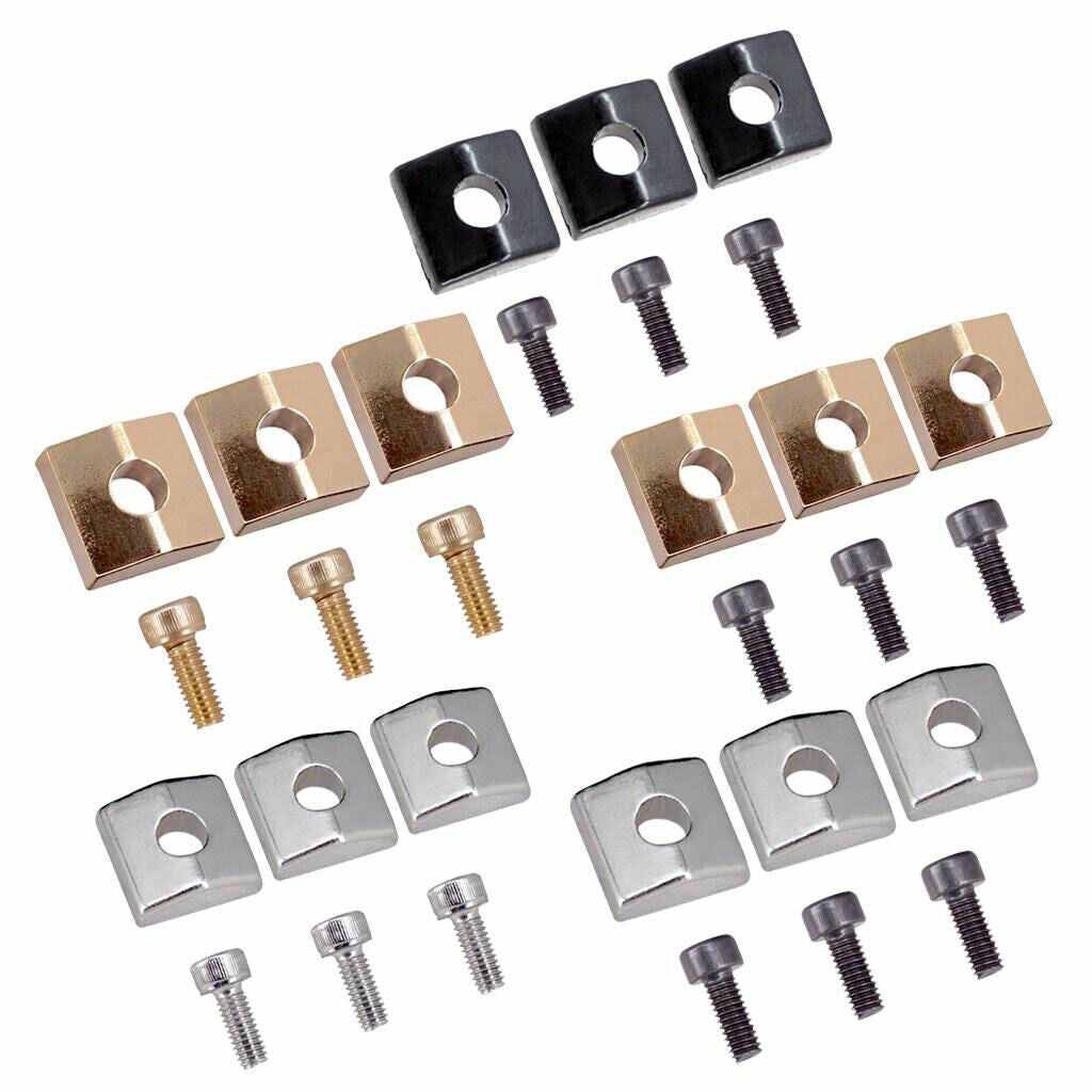 3Pcs Guitar Locking Nut Clamp Screws Fit Jackson,Ibanez,Charve,Kramer,Dean,ESP