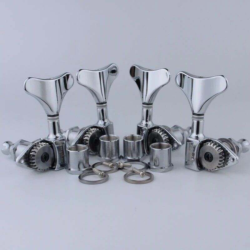 2X2 Open Gear Bass Tuners Machines Fit Ibanez,Spector,Charvel,Washburn,Dean,LTD
